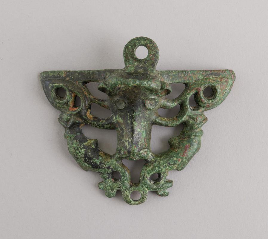 Roman copper alloy escutcheon