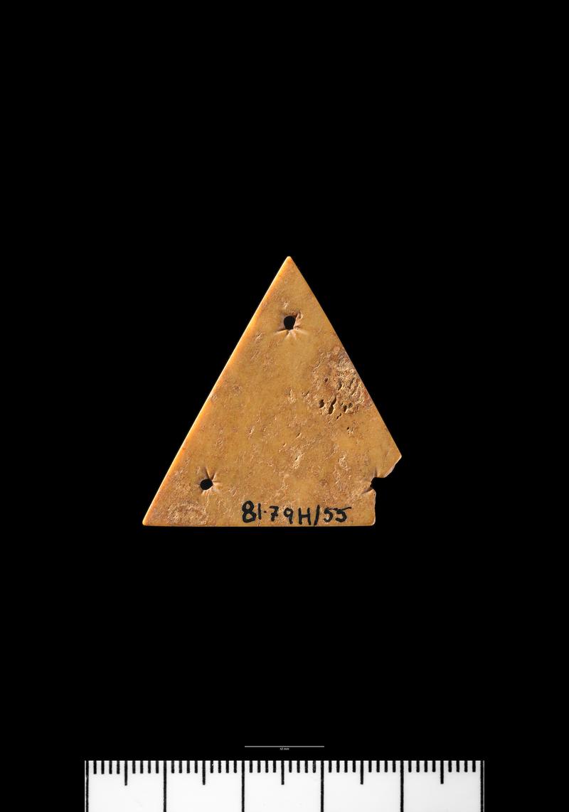 Roman bone weaving tablet
