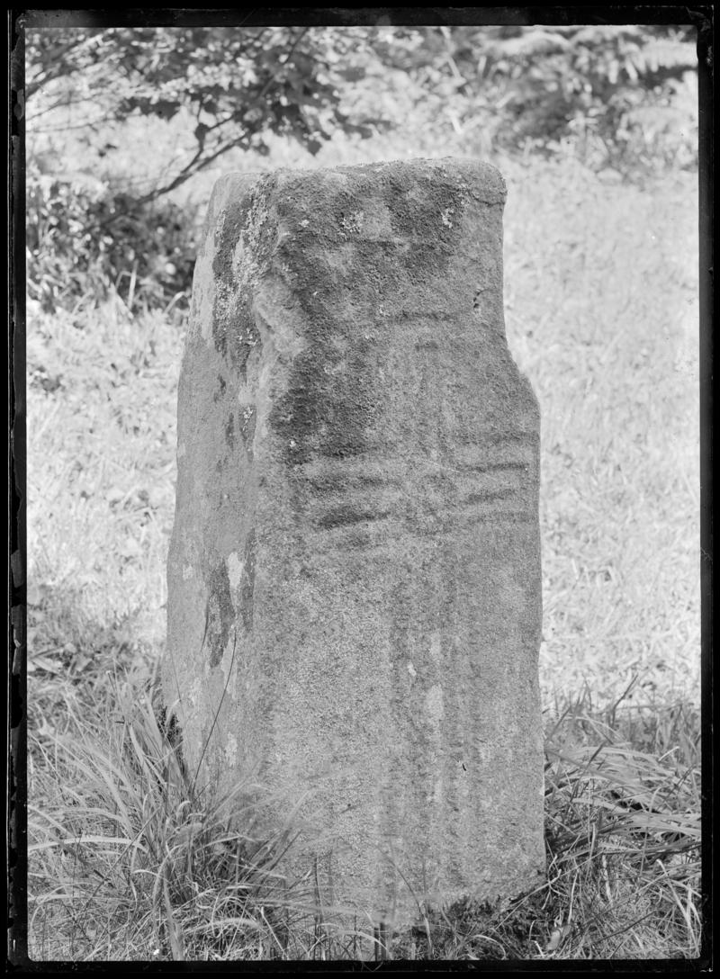 Llanychllwydog, cross-carved Stone