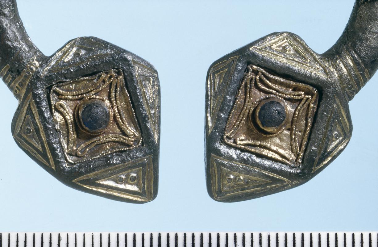 Early Medieval silver penannular brooch