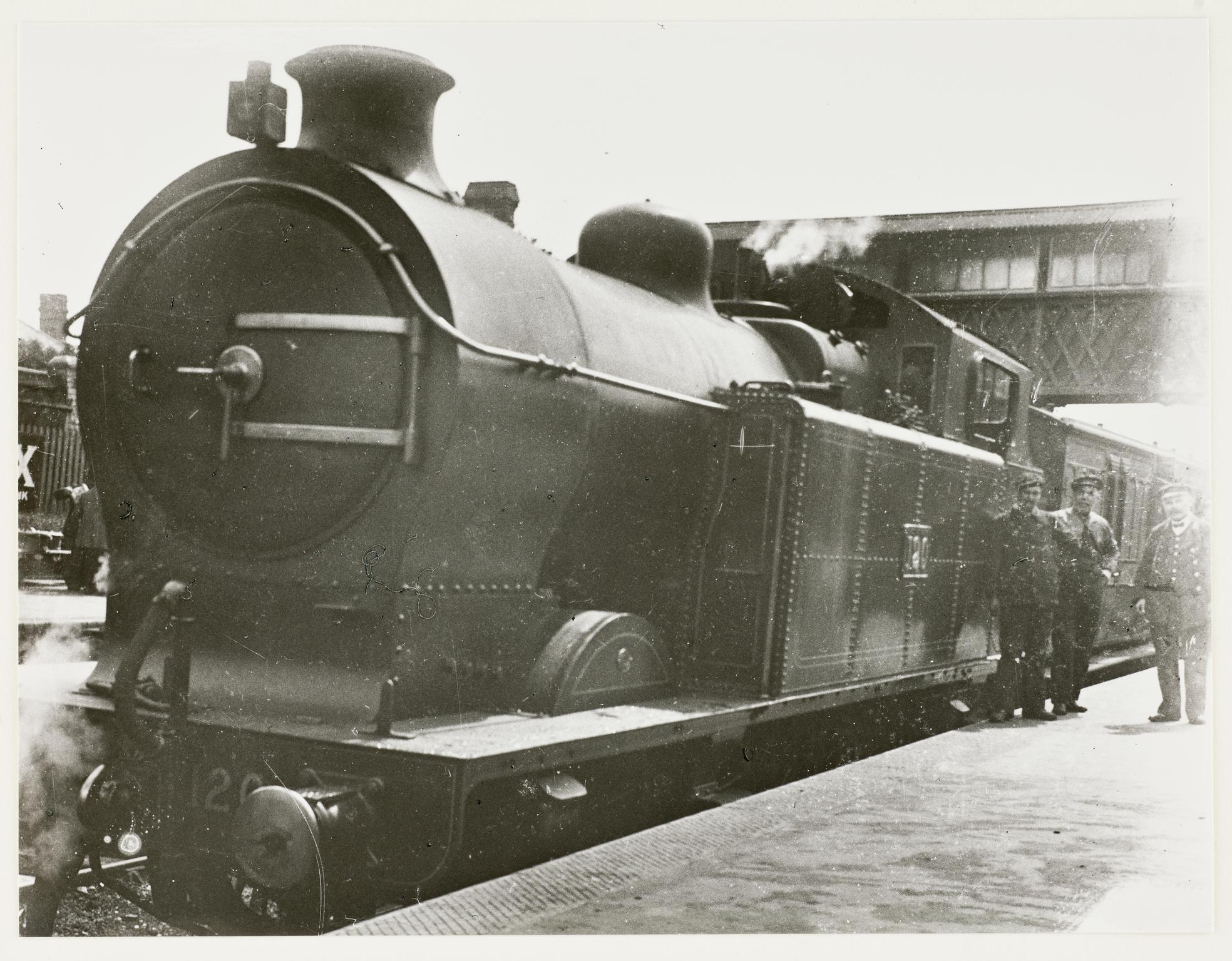 Taff Vale Railway locomotive, photograph
