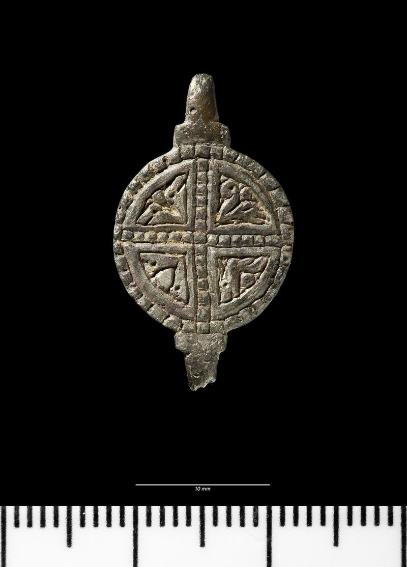 Early Medieval silver fastener