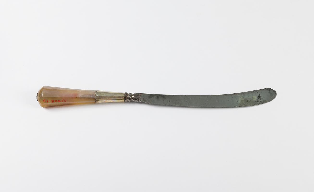Table Knife with Agate Handle