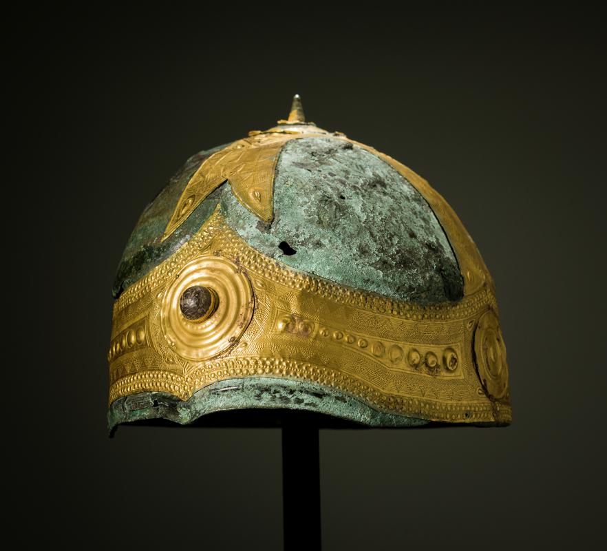 Greek copper alloy helmet