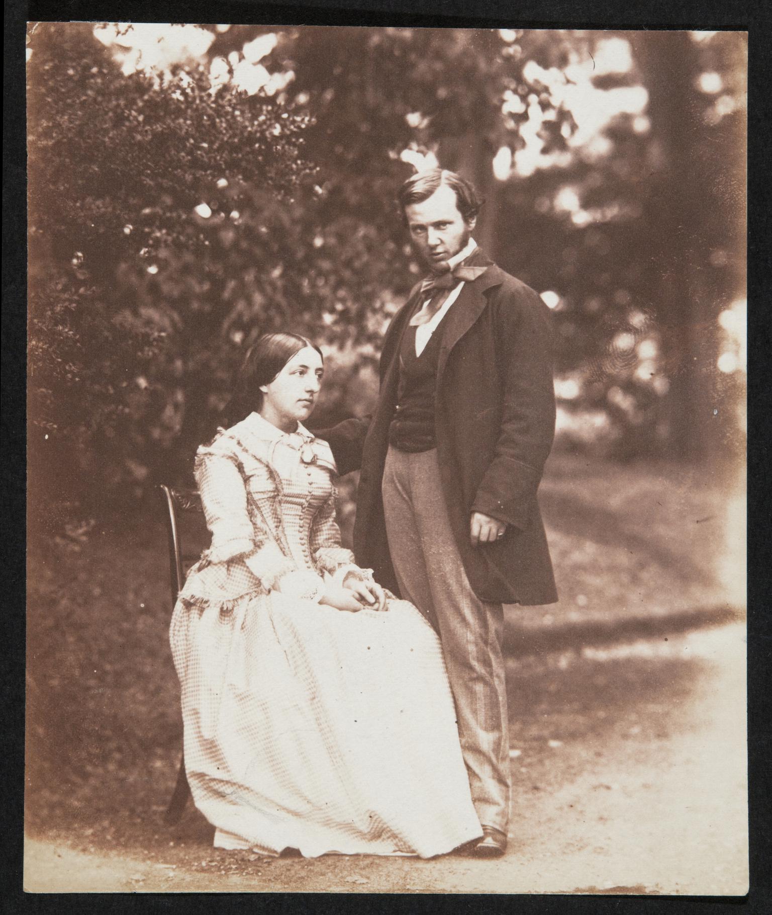 Agnes and Nevil Story Maskelyne, photograph