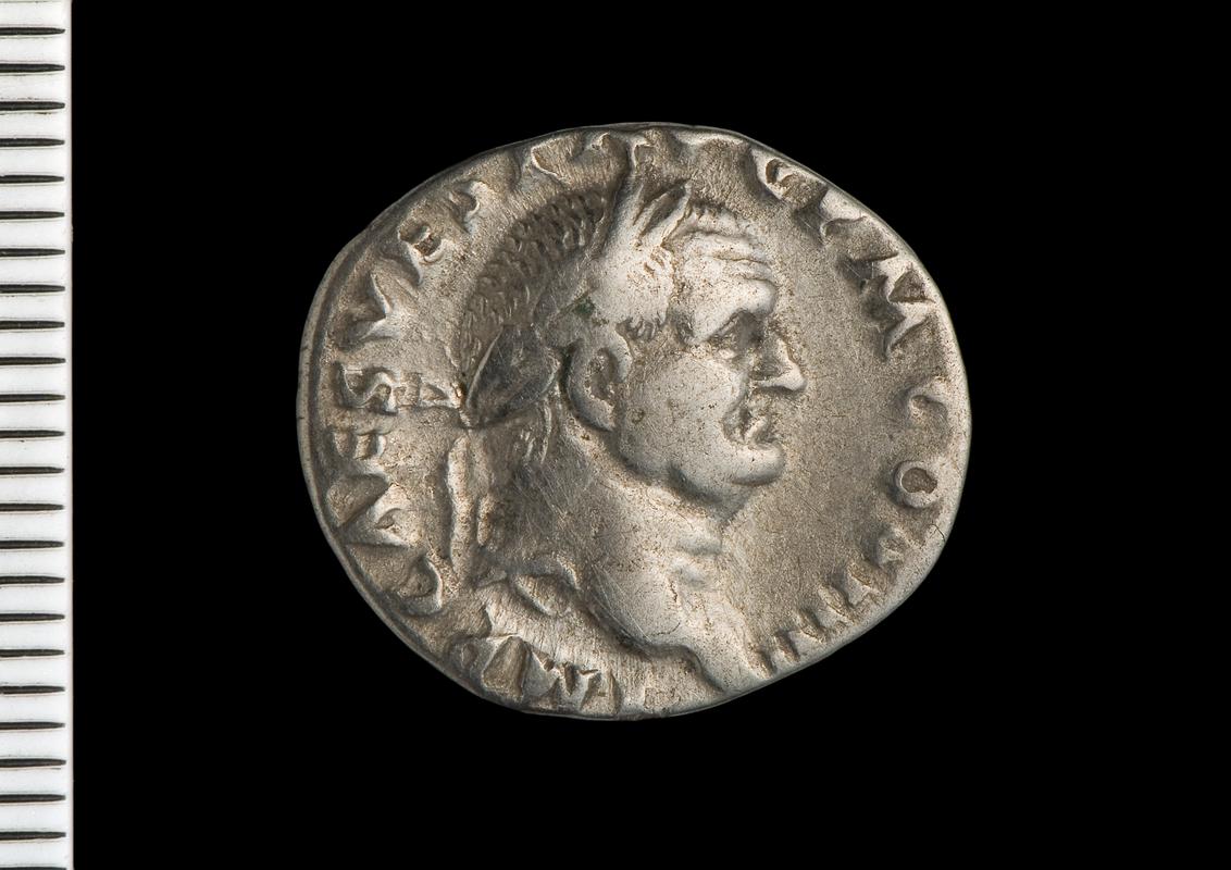 silver denarius (obv.)