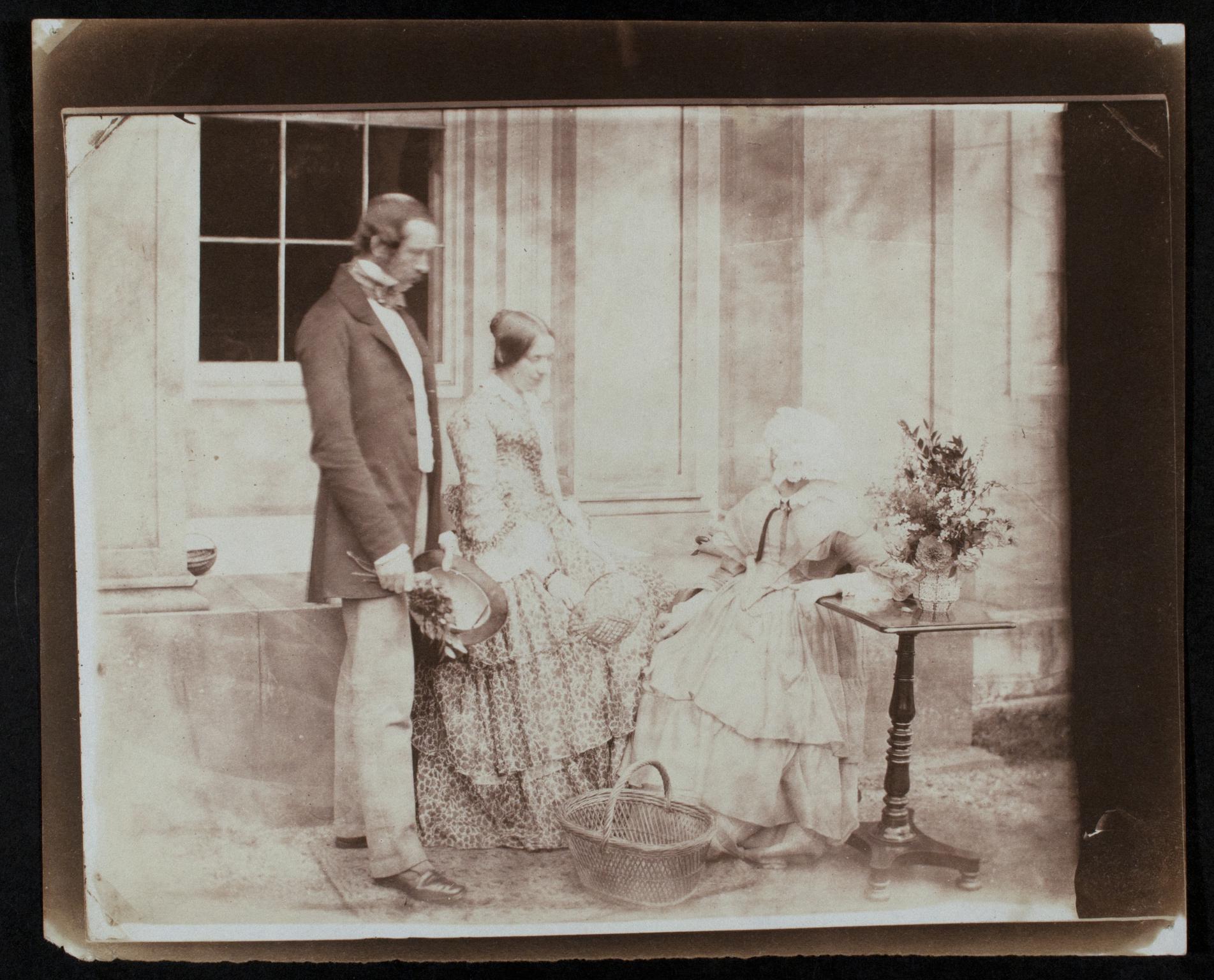 Mr & Mrs Smith & Mme Labouchere, photograph