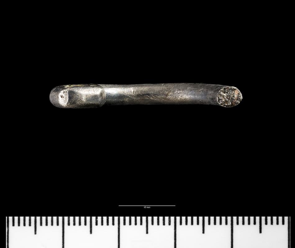 Early Medieval silver penannular brooch