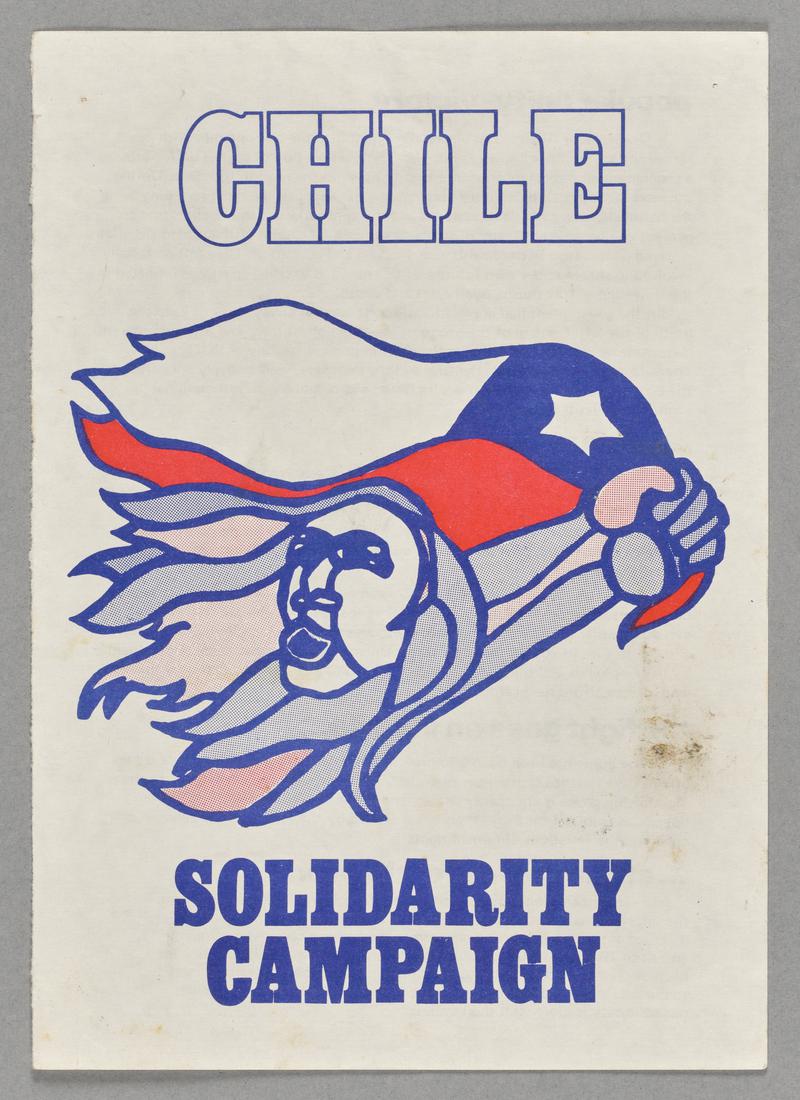 Flyer produced by the Chile Solidarity Campaign, 1980s