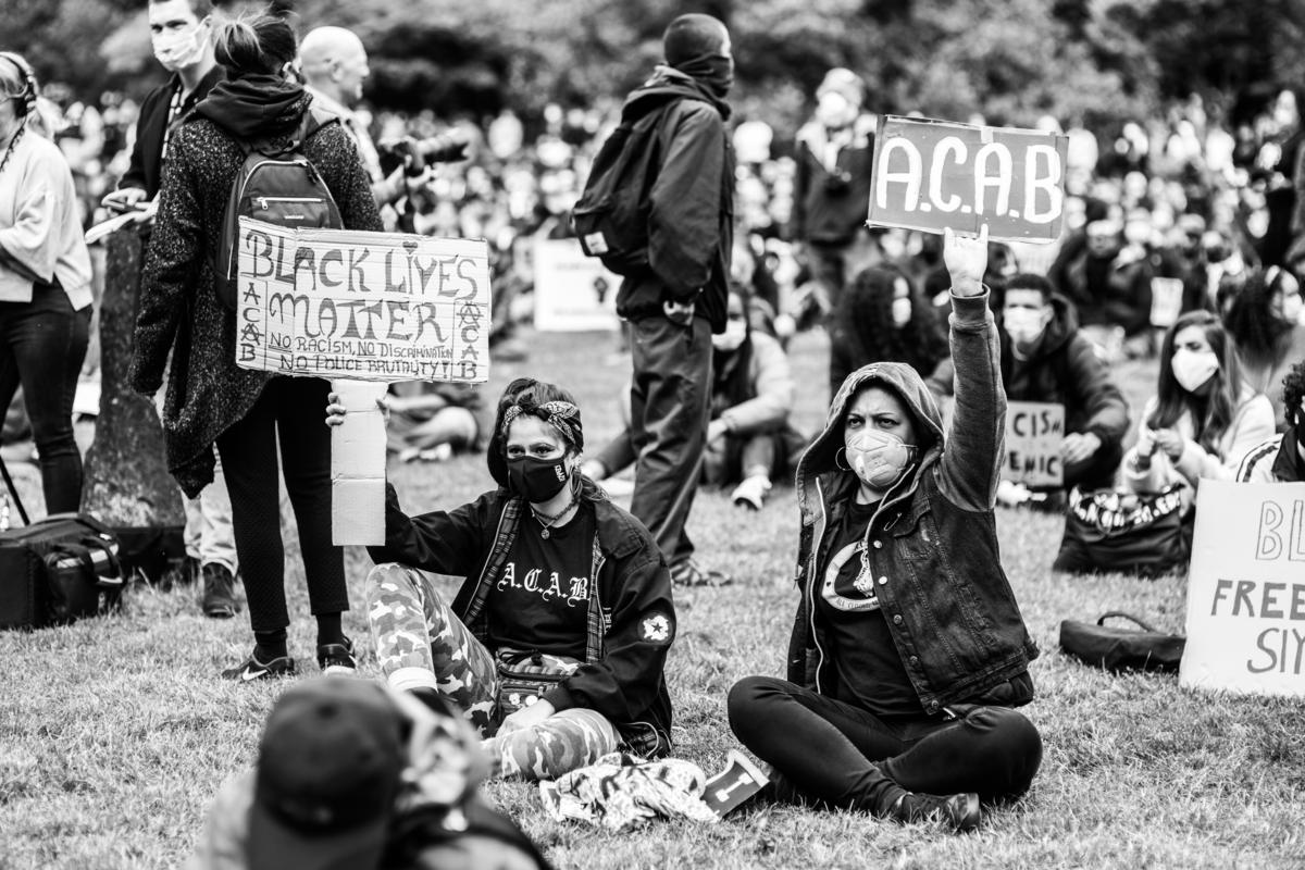 Black Lives Matter demonstration, Cardiff, 2020