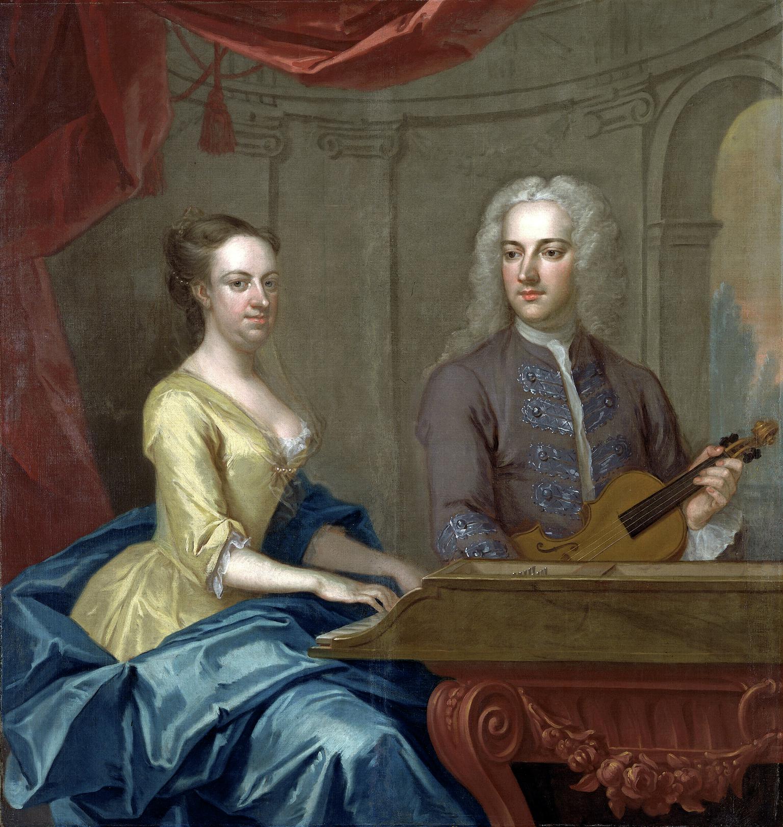 Thomas Powell (c.1701-1752) and his wife Mary