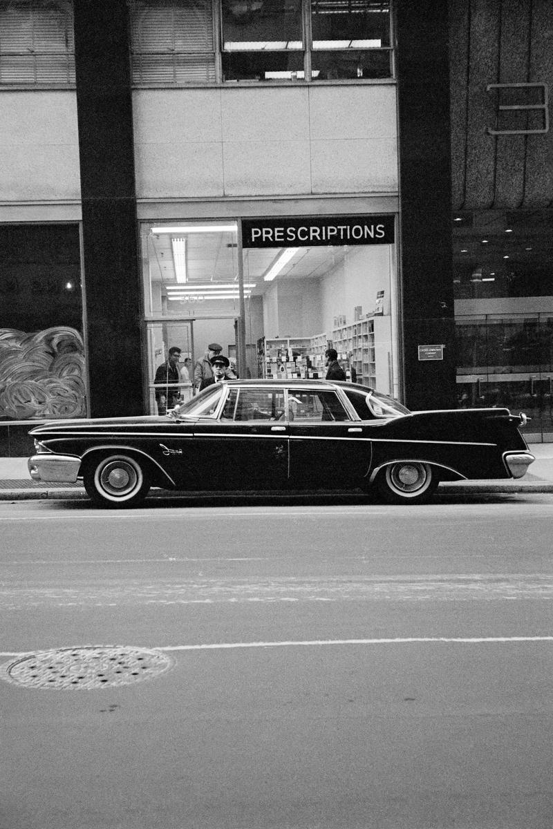 USA. NEW YORK Street scene. 1962.