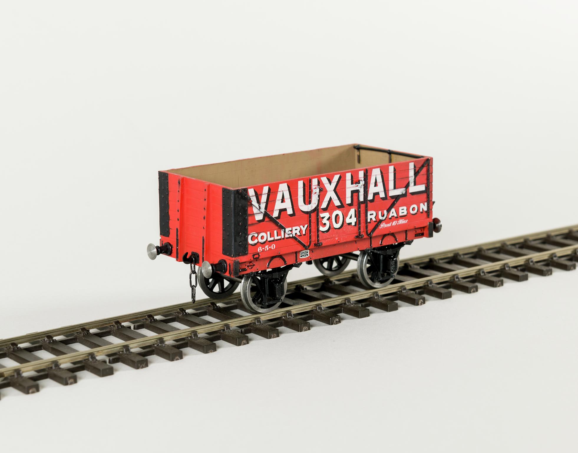 Vauxhall Colliery, coal wagon model