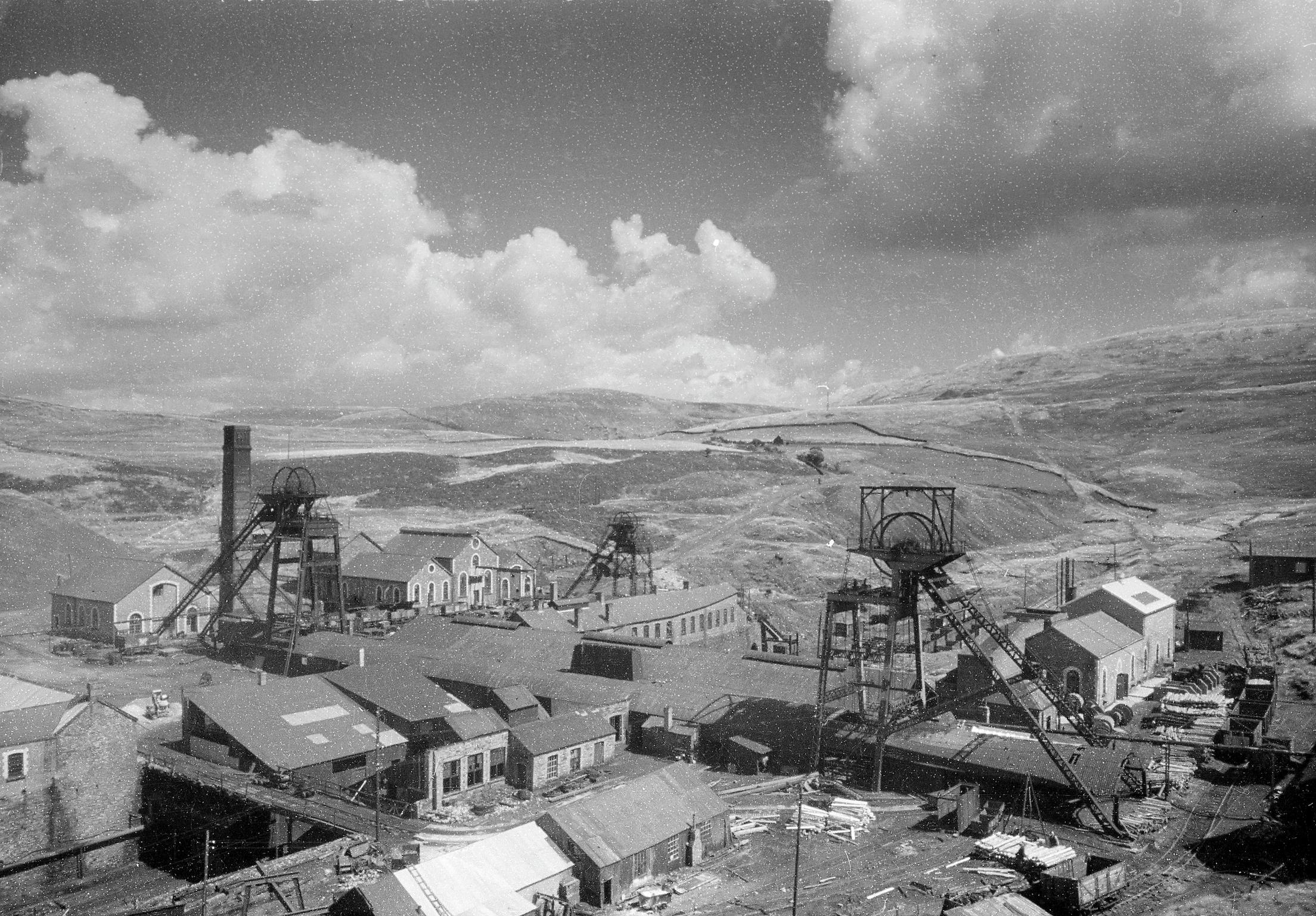 Caerau Colliery, film negative