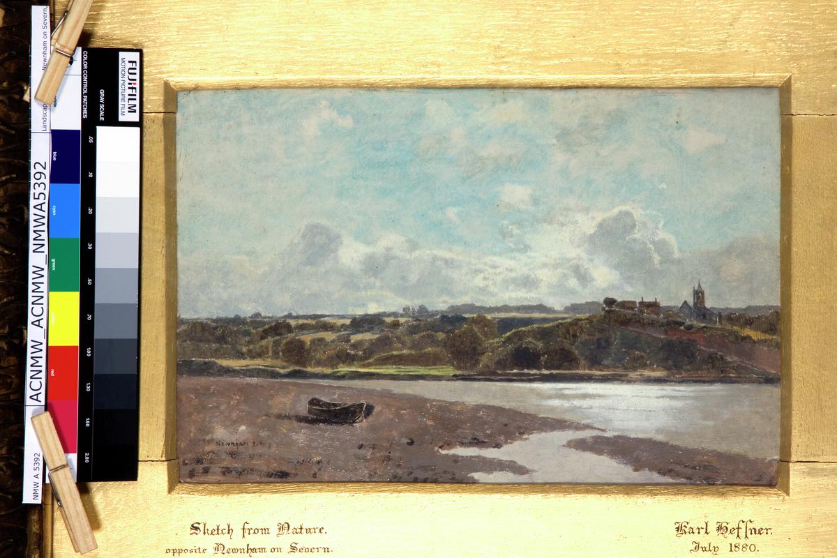 Landscape opposite Newnham on Severn, 1880