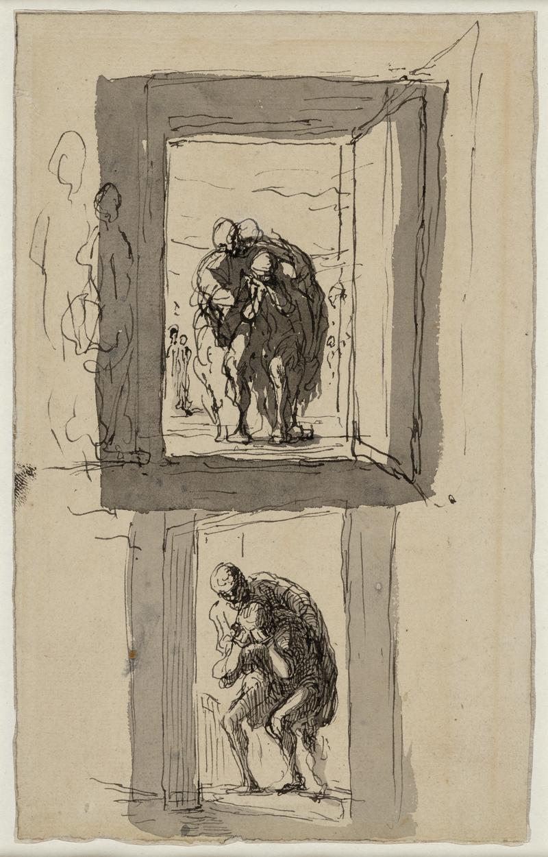 Two studies for the return of the prodigal son