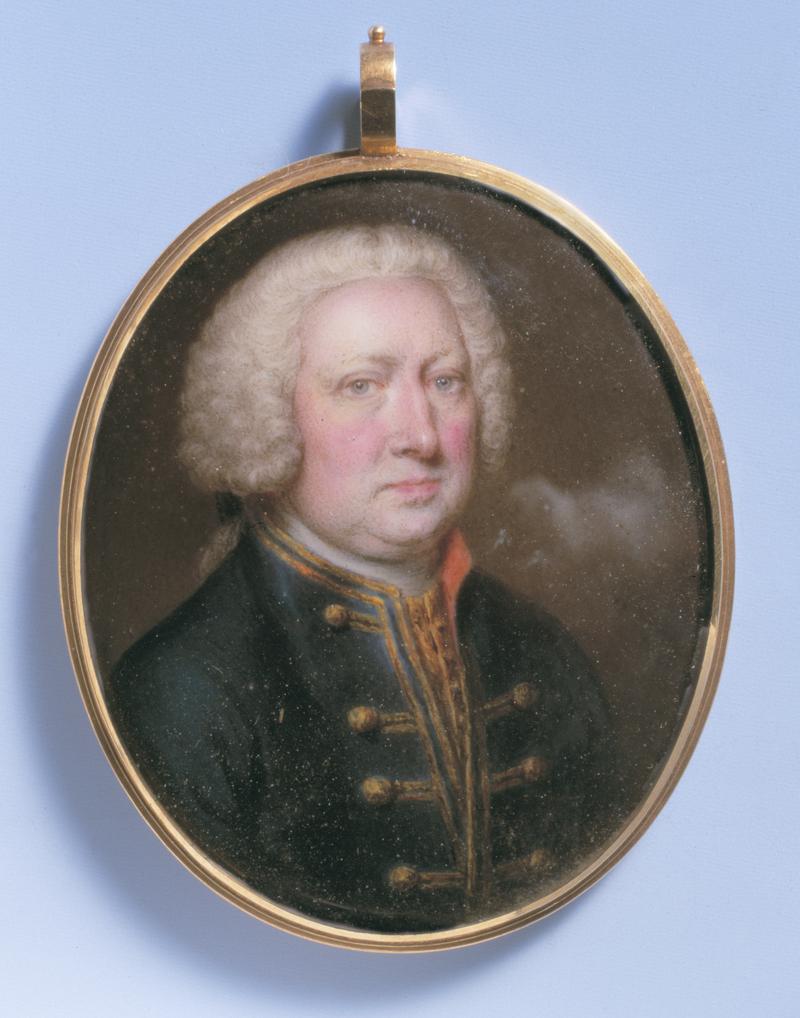 Miniature portrait of Sir George Warburton