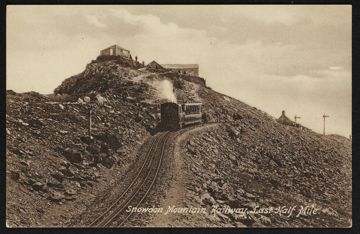 Snowdon Mountain Railway, Last Half Mile (postcard)