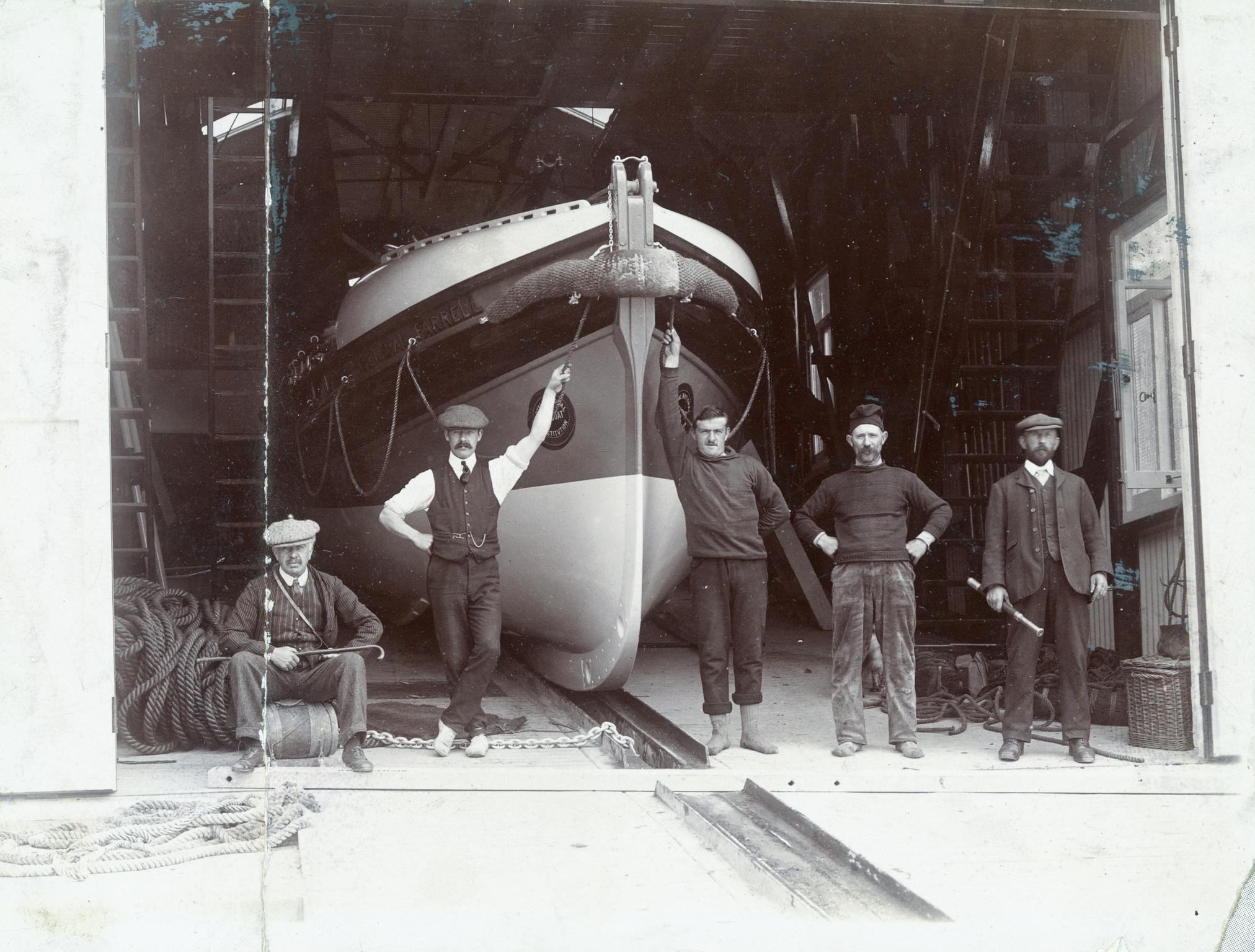 Motor lifeboat, St. David's, photograph