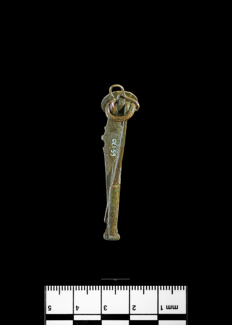 Roman copper alloy Trumpet brooch