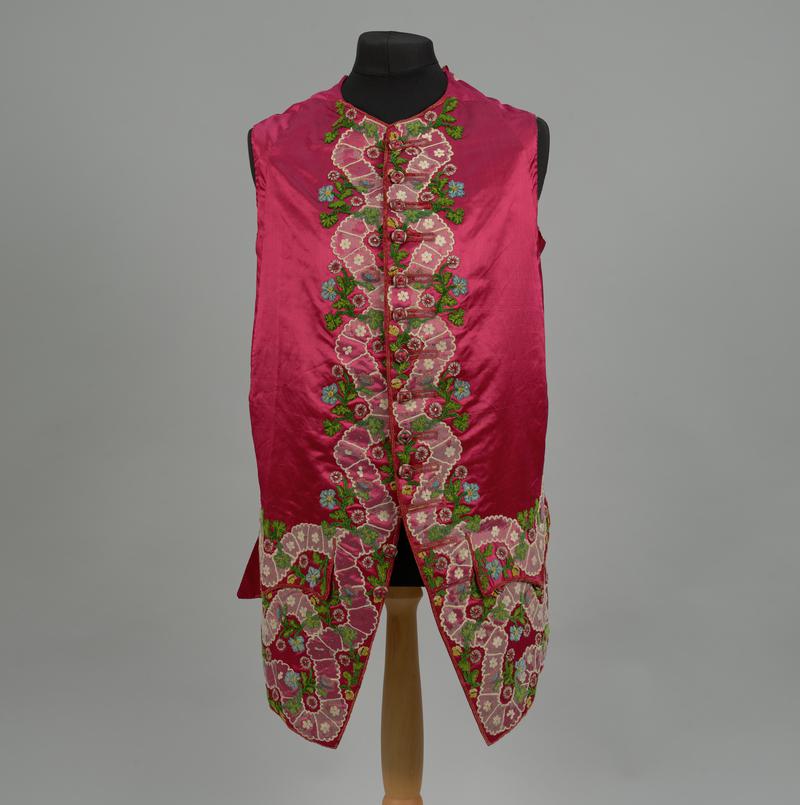 Waistcoat, about 1760-70