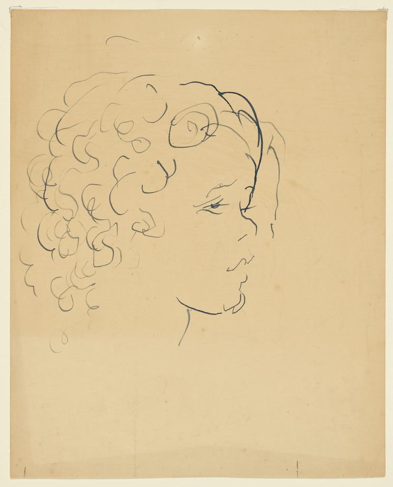 Head of a Girl in Profile