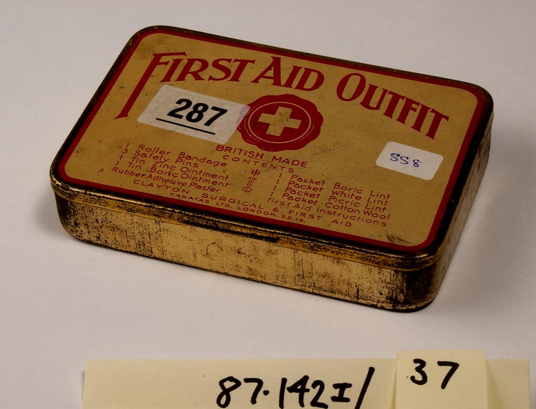 First Aid tin
