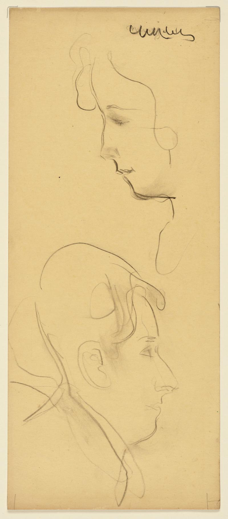 Heads of a Woman and a Man
