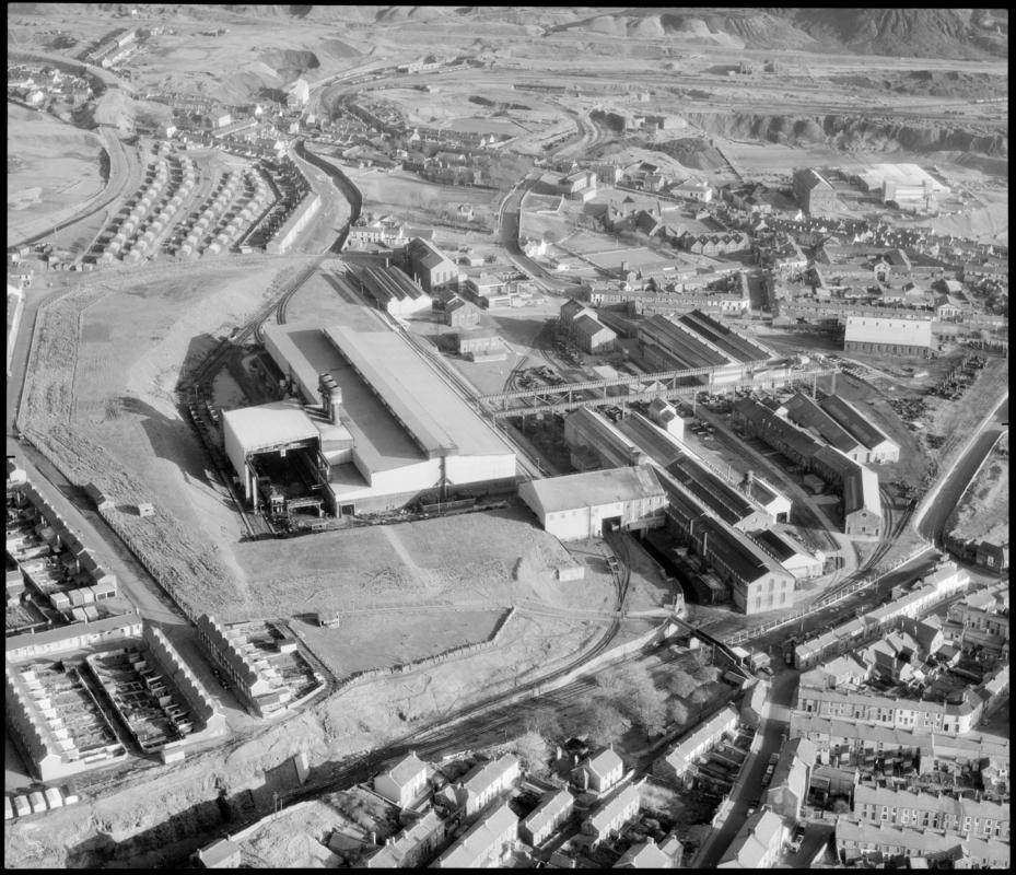 Aerial view of works, possibly at Dowlais top.