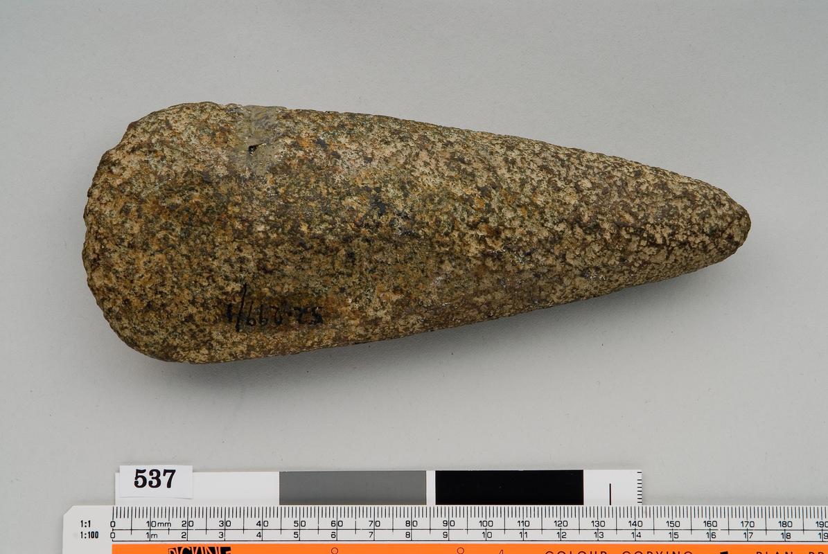 Neolithic stone axehead roughout