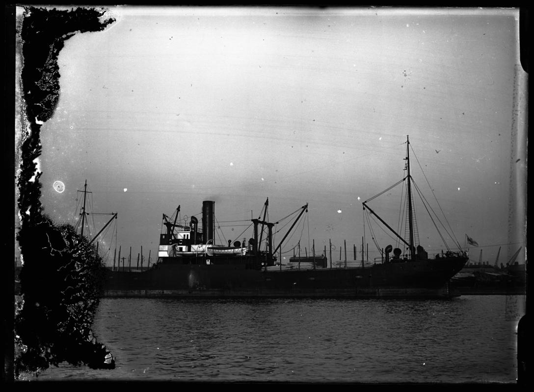 Port broadside view of S.S. ADVANCE, c.1936