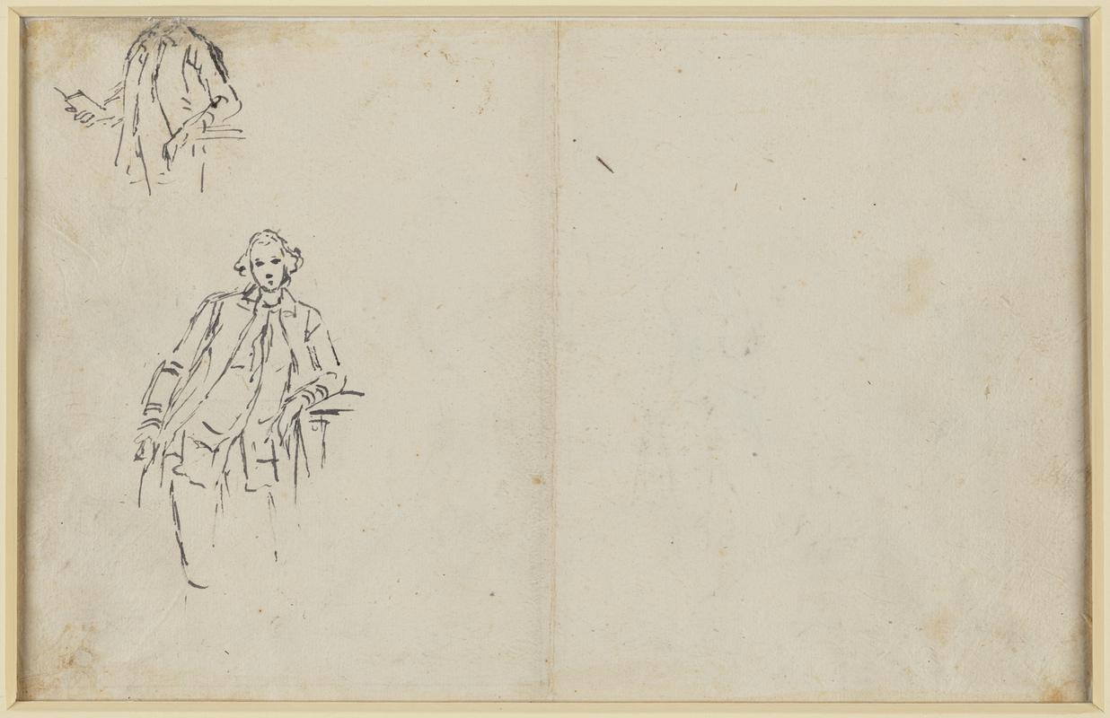Drawings after triple portrait by Batoni