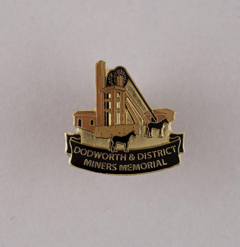 Dodworth and District Miners Memorial, badge