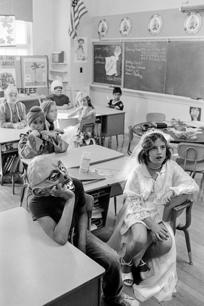 USA. ARIZONA. Phoenix. Kenilworth Elementary School. Halloween. 1979.