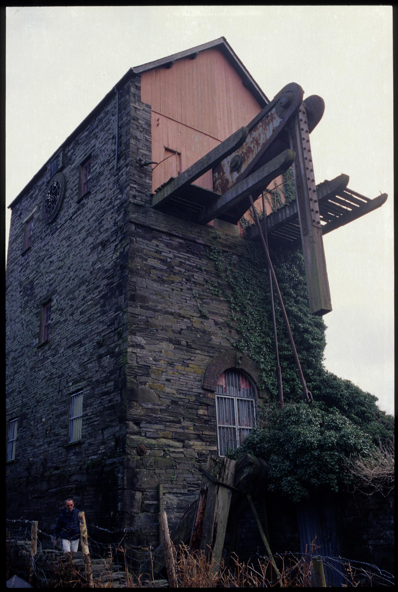 Dorothea slate quarry, slide