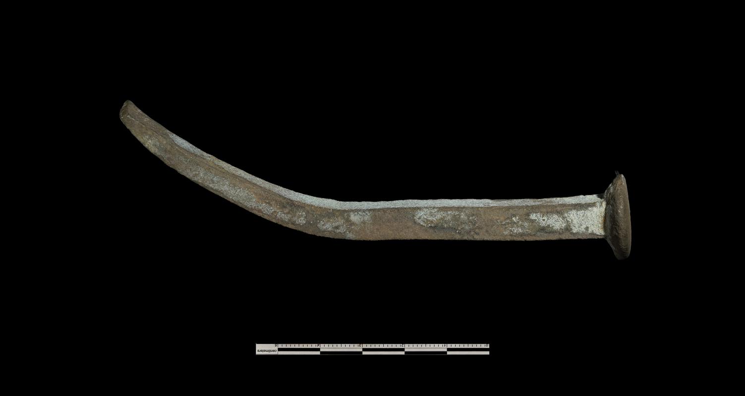 Medieval / Post-Medieval copper alloy nail