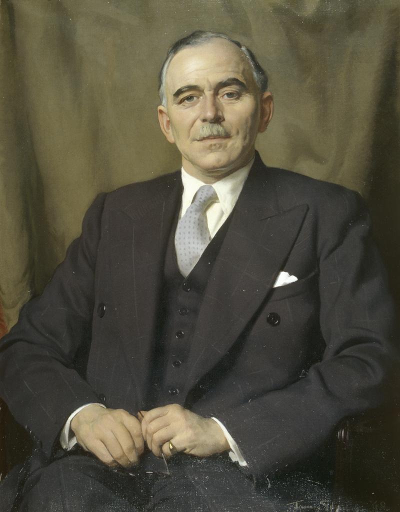 Portrait of R.G.M. Street, painting