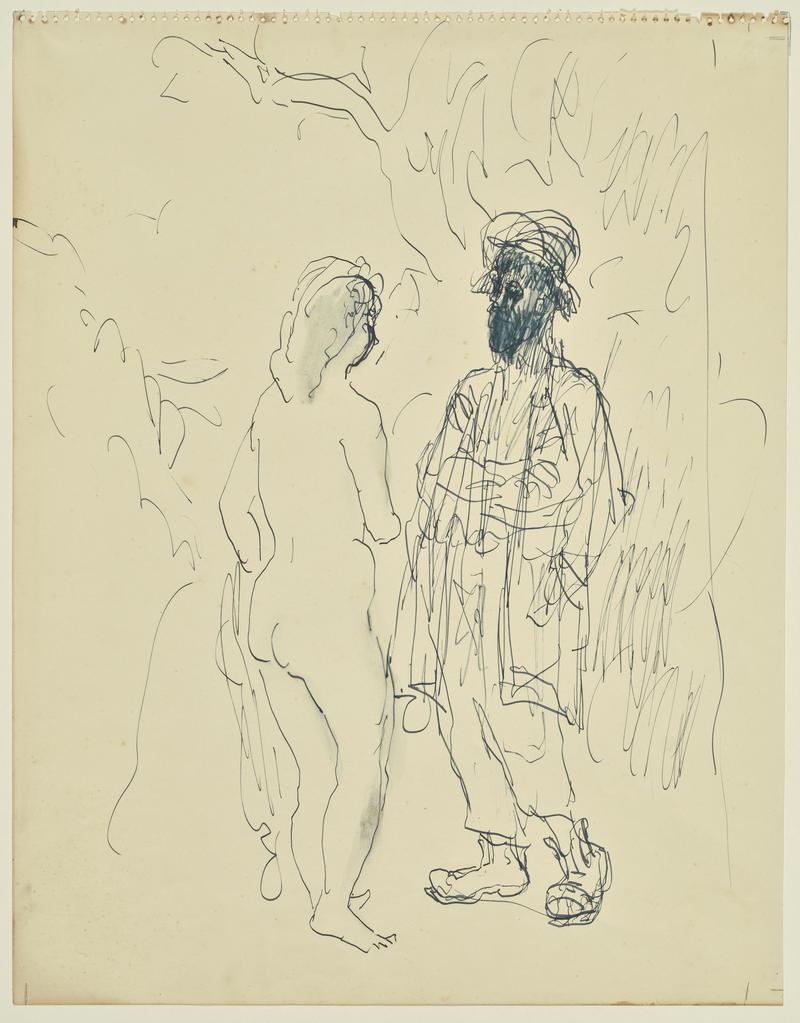 Tramp and Nude Woman