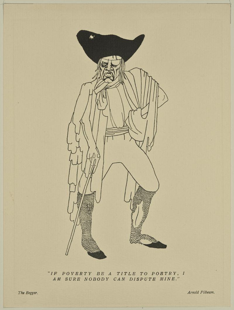 Arnold Pilbeam as the Beggar