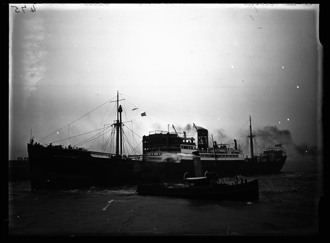 Port Broadside view of S.S. BALTISTAN, c.1936
