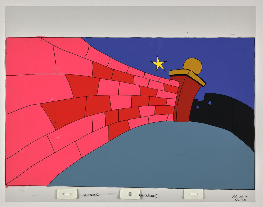 Funny Bones background animation production artwork from episode &#039;Give the Dog a Bone&#039;.