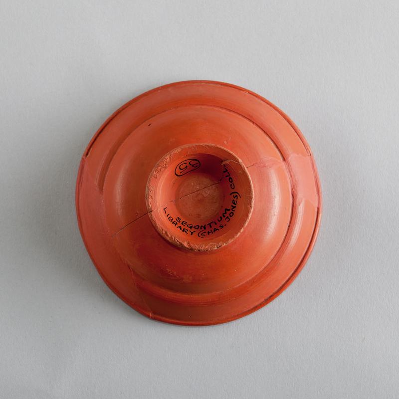 Roman samian cup, stamped