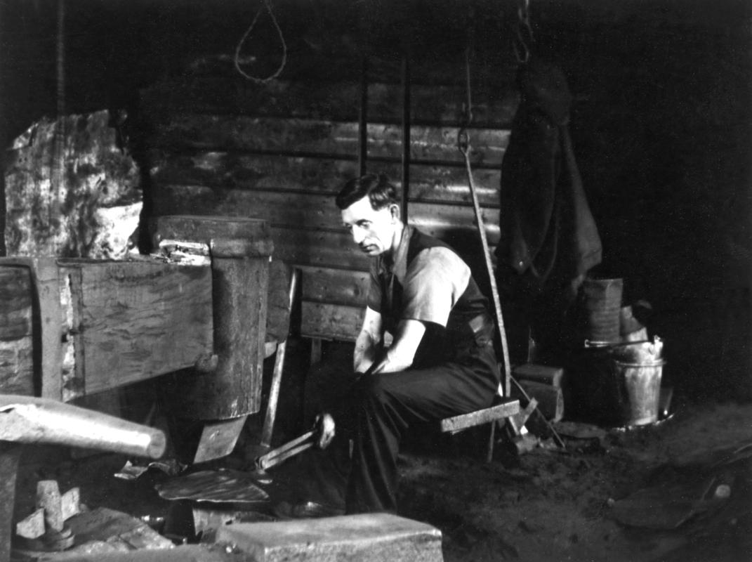Aberaeron tilt hammer at the Shovel Works, Aberaeron