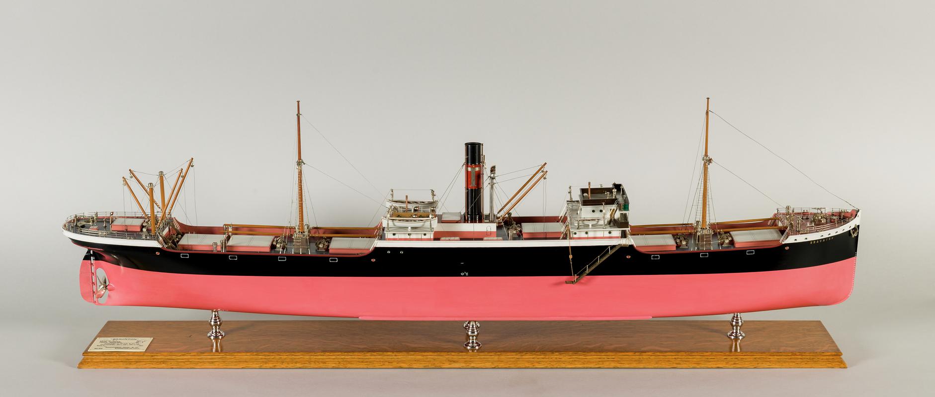 full hull ship model S.S.Braunton