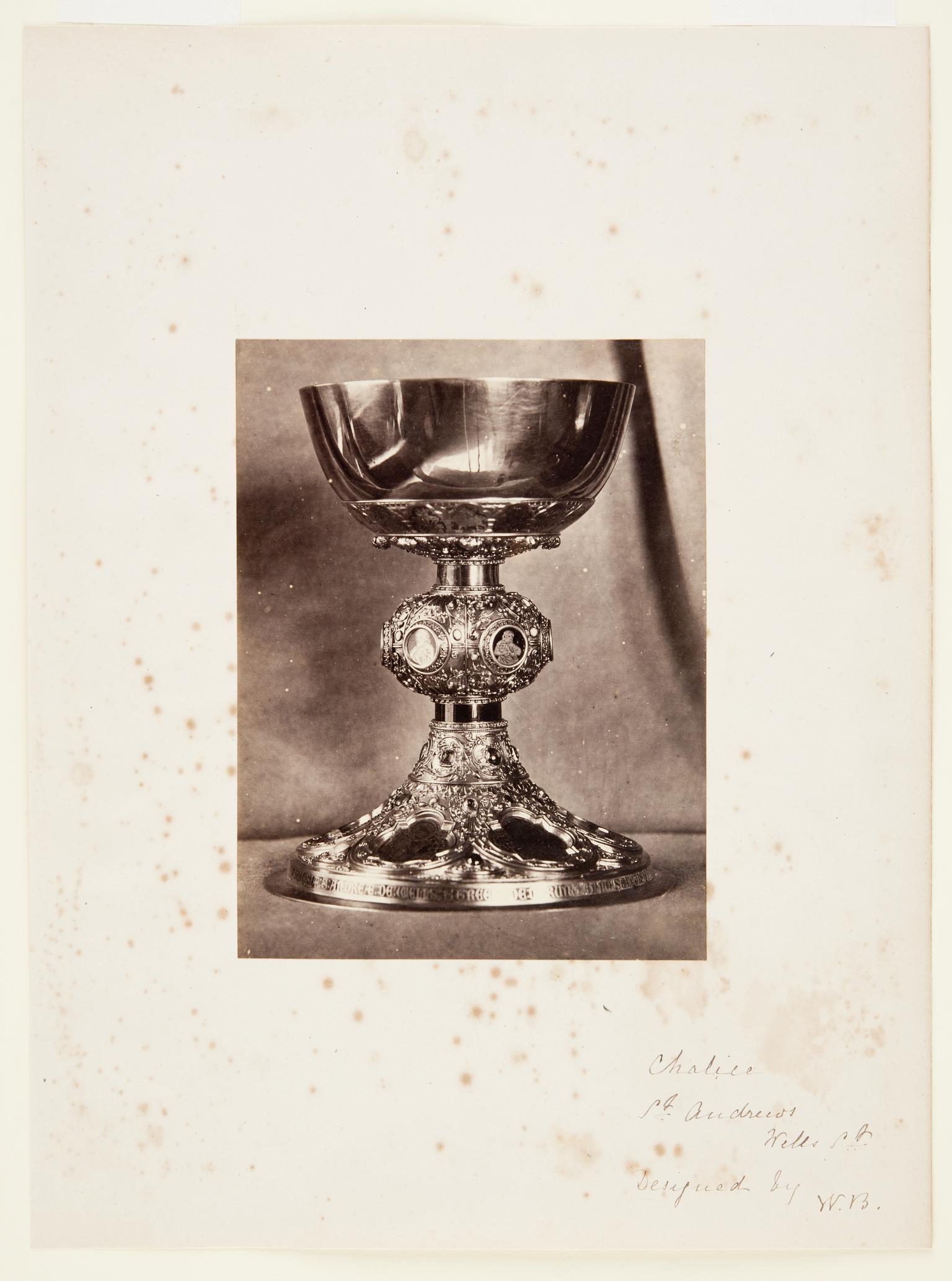 Chalice made for St Andrew's, Well Street