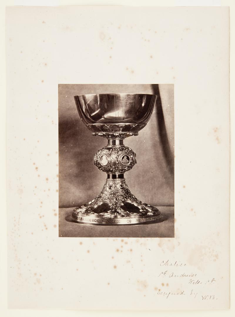 Chalice made for St Andrew&#039;s, Well Street (with mount)