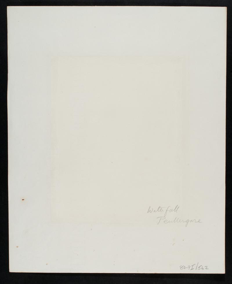 Penllergare, waterfall, photograph