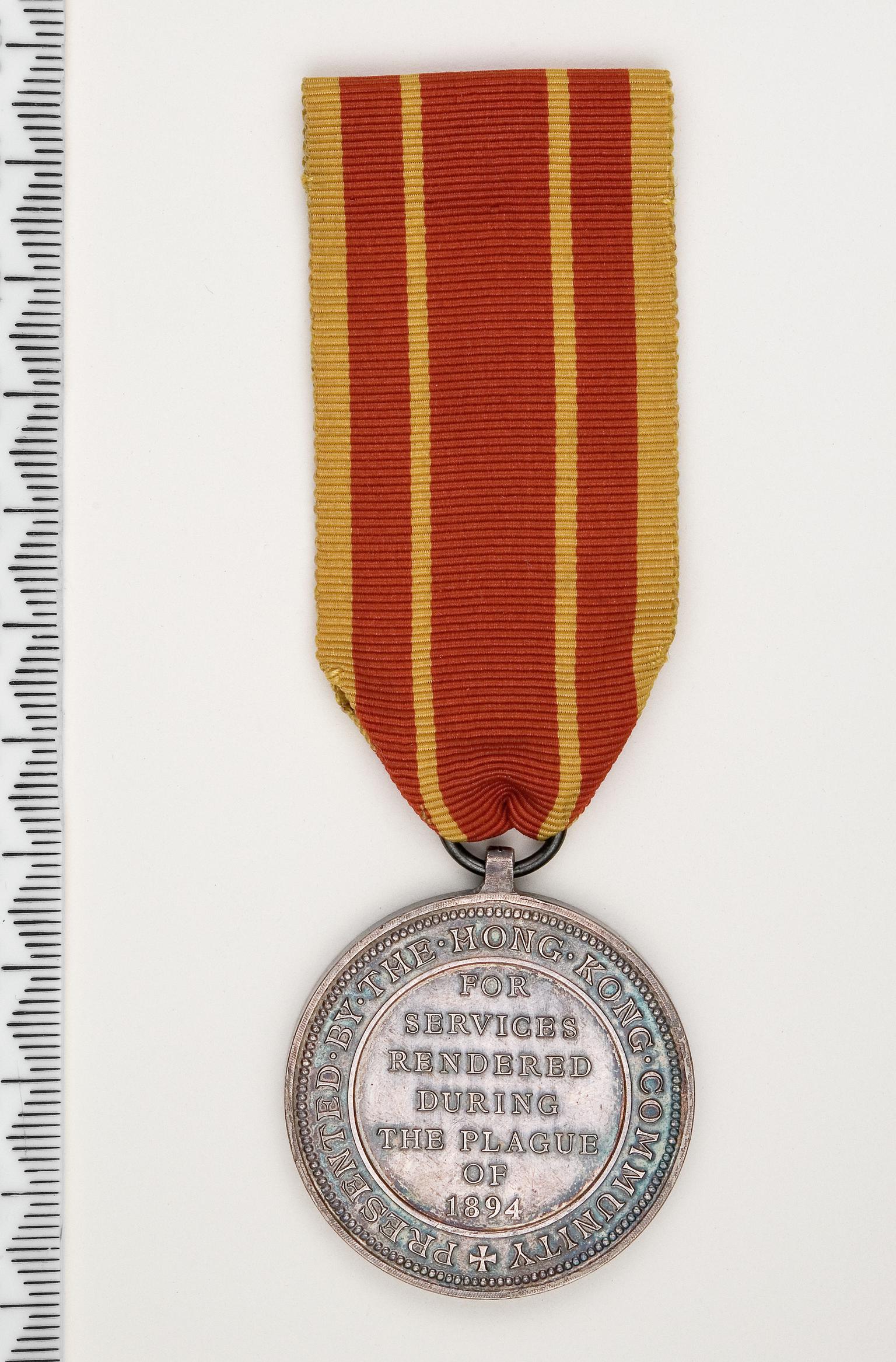 Medal; Hong Kong Plague