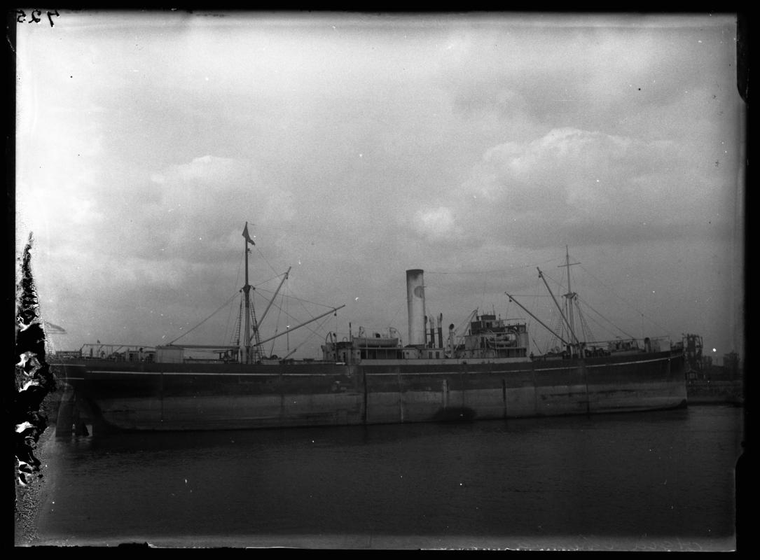 S.S. AGIA MARINA, glass negative