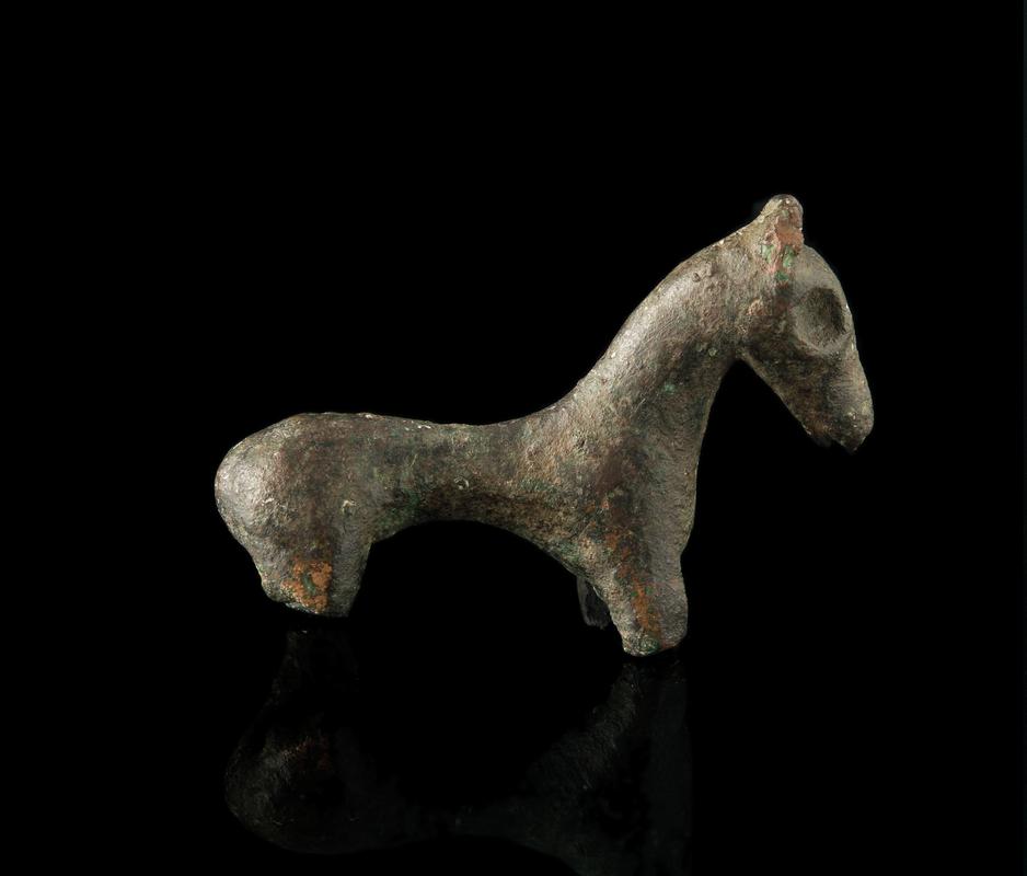 Iron Age copper alloy horse figurine